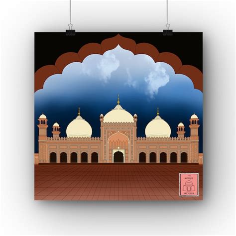 Mosque Lahore Art Etsy