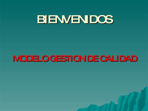 Modelo Gestion De Calidad Ppt