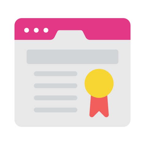 certificate  seo  web icons