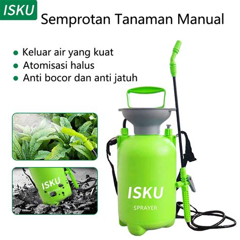 Jual Isku Semprotan Air Tanaman Manual Pressure Sprayer Liter