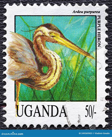 UGANDA CIRCA 1965 Ugandan Used Postage Stamp Depicting African