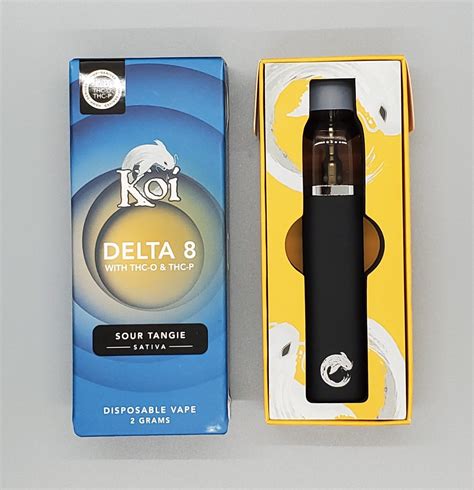 Koi Delta 8 Thc O 2g Disposable Vape Bar Sour Tangie Sativa Skin Dipt