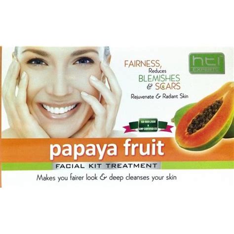 HTI Herbal Papaya Fruit Facial Kit Packaging Size 100 Gm At Rs 65