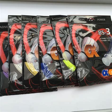 60 pieces BS3 Badminton strings , power strings for badminton racket ABS3-in Badminton ...