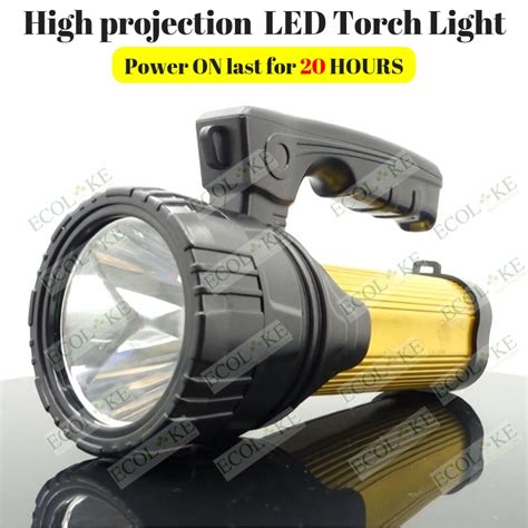 LED Rechargeable Torch Light Multi Function Warranty