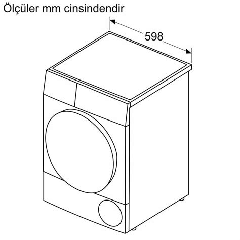 Siemens WQ45B2AXTR iQ700 Isı Pompalı Kurutma Makinesi 9 Kg Gümüş