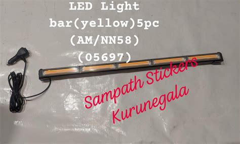led light bar yellow sampath stickers