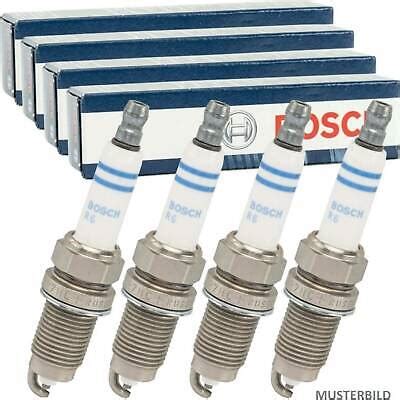 4X BOSCH ZÜNDKERZE FÜR AUDI VW GOLF 2 3 KÄFER POLO 86C PASSAT 32B T4