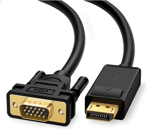 UGREEN Displayport To VGA Cable 1080P 60Hz DP To VGA Male Video Cable