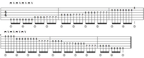 Alternate Picking Guitar Lesson Tab Video GuitarNick