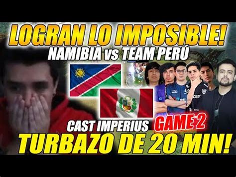 Logran Lo Imposible Team Per Vs Team Namibia Game Bo Turbazo