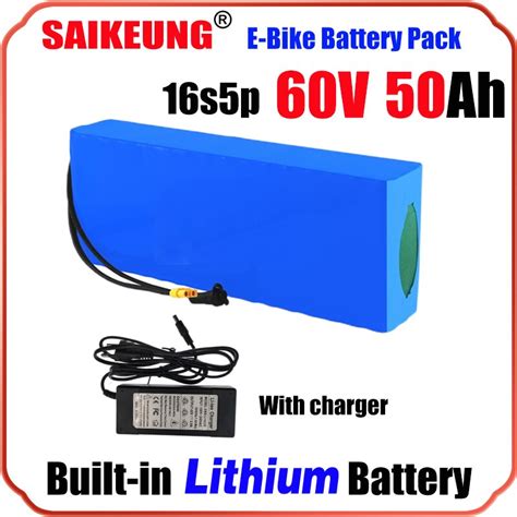 60v 20ah 30ah 40ah 50ah 60ah Battery Pack 2000w 3000w High Power 72v Electric Bike Motor