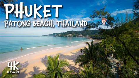 Phuket Thailand Patong Beach 4k Relaxing Beach Walk Youtube