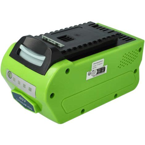 EXTENSILO Batteria Compatibile Con Greenworks GD40LM45K4 GD40LM46SP