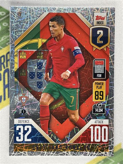 Cd Cristiano Ronaldo Portugal Topps Match Attax Road To Nations