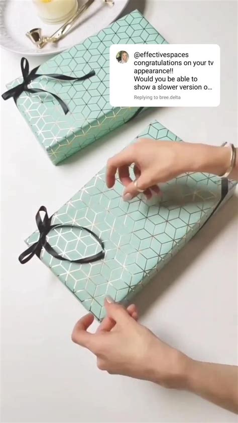 How To Tie A Corner Ribbon Bow On A Gift Box Geschenke Verpacken