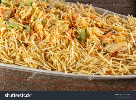 Chicken Salad Typical Brazilian Salad Made Stock Photo