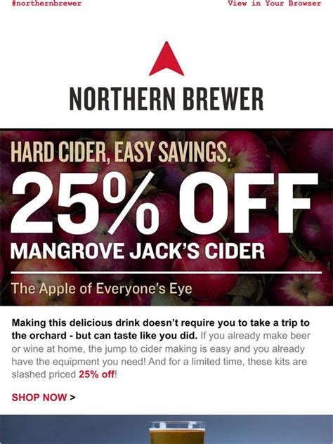 Northern Brewer Home Brewing Supplies Mangrove Jack S Cider Off