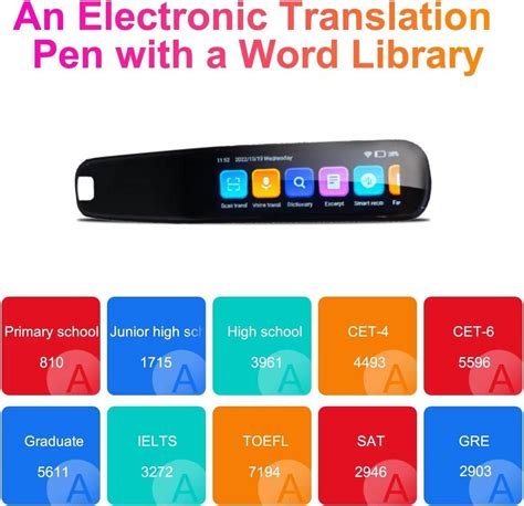 Upgraded Translation Pen Scanner Text To Speech Device OCR Digital