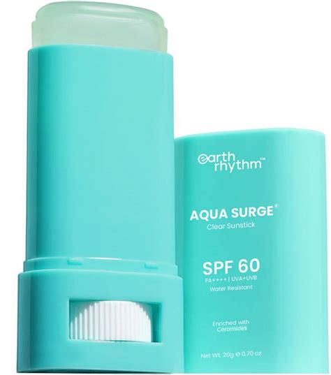 Earth Rhythm Sunscreen Spf 60 Pa Aqua Surge Sunscreen Stick With