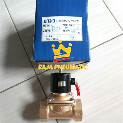 Jual Solenoid Valve Kuningan Inch Nc Uw W Ac V Dc V