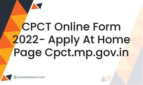 Cpct Online Form 2022