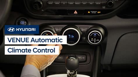 Automatic Climate Control System VENUE Hyundai YouTube