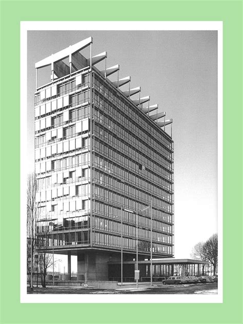 Léon Stynen And Paul De Meyer Riverside Tower Antwerpen Iconische