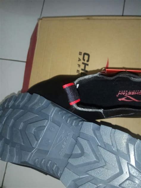 Sepatu Safety Cheetah Fesyen Pria Sepatu Sepatu Boot Di Carousell