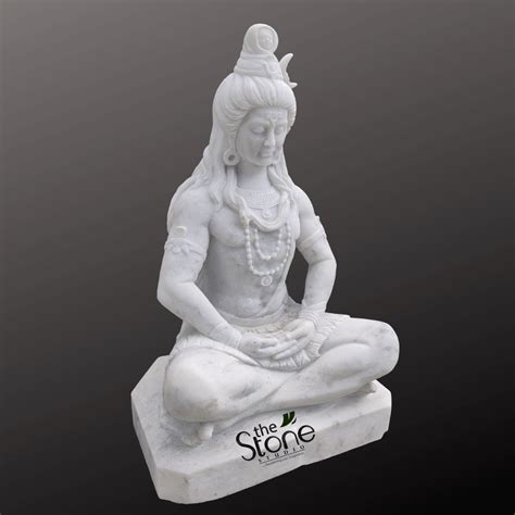 Shiva Marble Statue 3ft: Buy Best Carved Idol - The Stone Studio