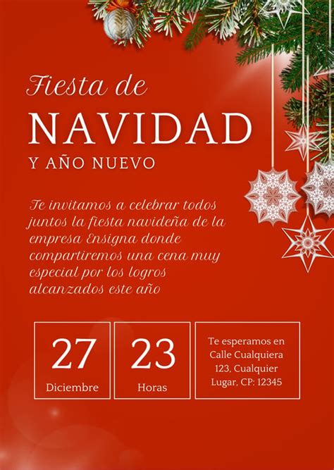 Página 2 Plantillas De Invitaciones De Navidad Editables Canva