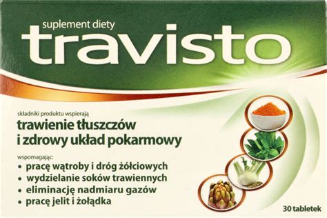 Travisto Tabletki Wspomaga Trawienie T Uszcz W I Zdrowy Uk Ad