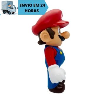 Boneco Super Mario Bros Articul Vel Cm Action Figure Colecion Vel