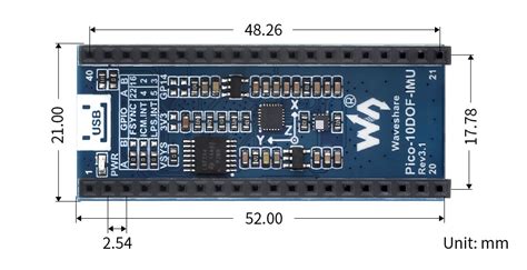 含稅附發票~ 樹莓派raspberry Pi Pico 10軸icm20948陀螺儀加速度計、磁力計、氣壓計 Yahoo奇摩拍賣