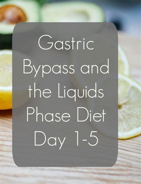 Gastric Sleeve Post Op Liquid Diet - dragontoday