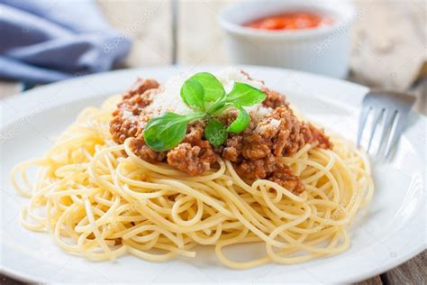 Italian pasta bolognese Stock Photo by ©trexec 92482160