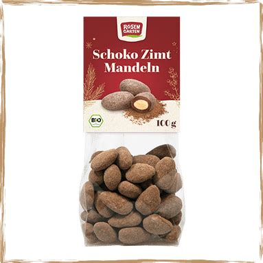 Schoko Zimt Mandeln Rosengarten Naturkost