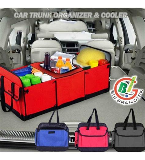 Multi Purpose Car Trunk Organizer And Cooler Storage Bag