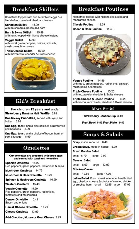 Menu | Gloria's Restaurant