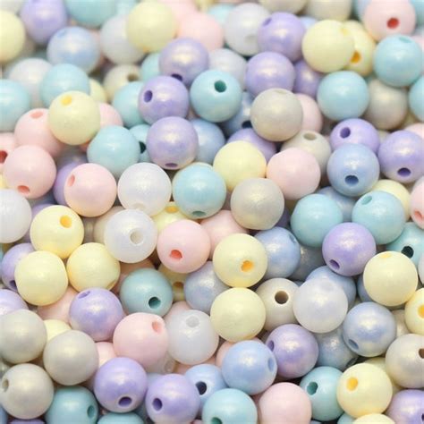 6mm Matte Multicolor Gumball Beads Round Acrylic Loose Beads Etsy