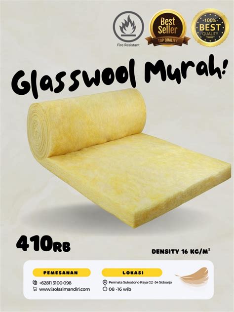 Beli Peredam Suara Glasswool D16 Solo