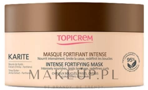 Topicrem Karite Intense Fortifying Mask Intensywnie Wzmacniaj Ca