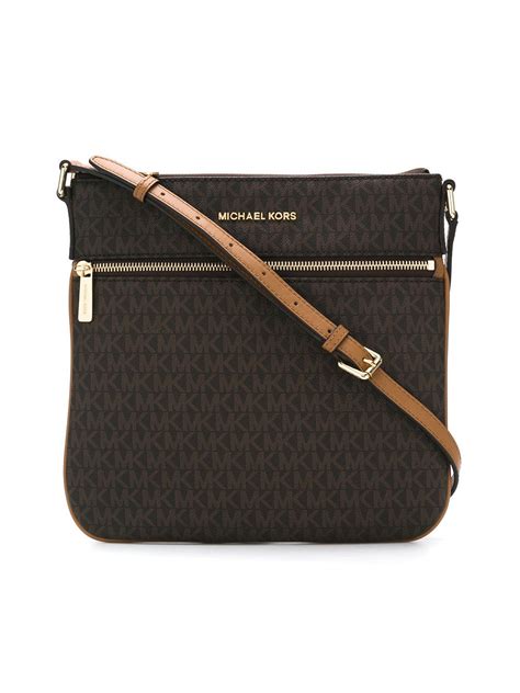 Michael Michael Kors Bolsa Transversal De Couro Bolsa Michael Kors