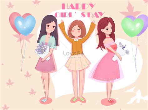 Happy Girls Day Images, HD Pictures For Free Vectors Download - Lovepik.com