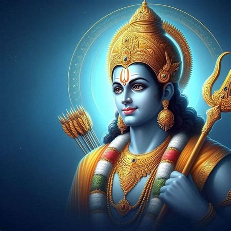 Worship Lord Sri Ram The Divine Leader Of Ramayana During Navami