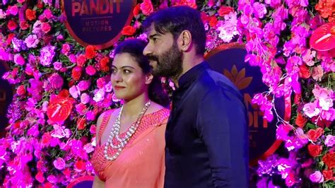 Ajay Devgn And Kajol At Anand Pandits Diwali Party Youtube