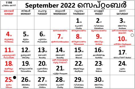 Malayalam Calendar 2024 September And October Calendar - Dixie Barbaraanne