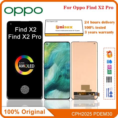 6 7 Original Amoled For Oppo Find X2 Pro Lcd Cph2025 Pdem30 Display