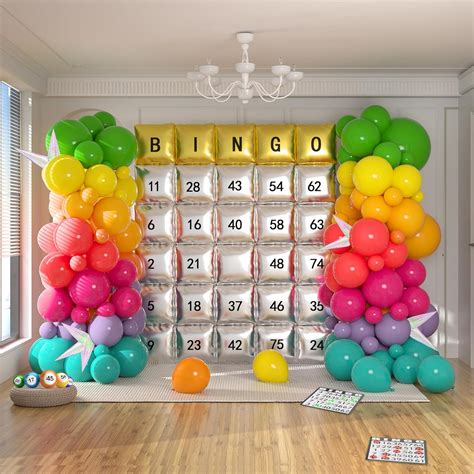 Amazon.com: 187PCS Bingo Games Party Balloons Garland Arch Kit,9ft tall