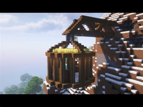 Minecraft: Hanging House Tutorial + Farm and Interior | Easy to build - YouTube